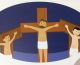 National Schools show children cartoon images of young boys being tortured on crosses