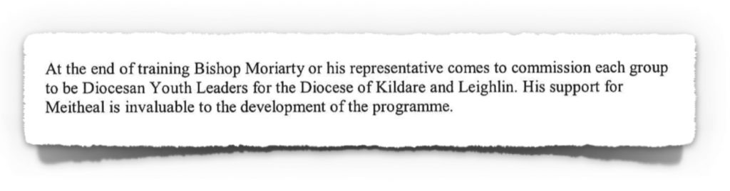 Extract from the Meitheal Information Booklet