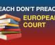 European Court says opting out of religion class must not place an undue burden on parents