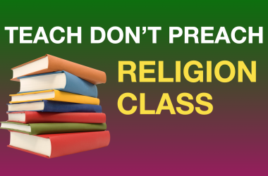 Teaching more than one religion can be indoctrination, and you have a right to not attend the NCCA religion class