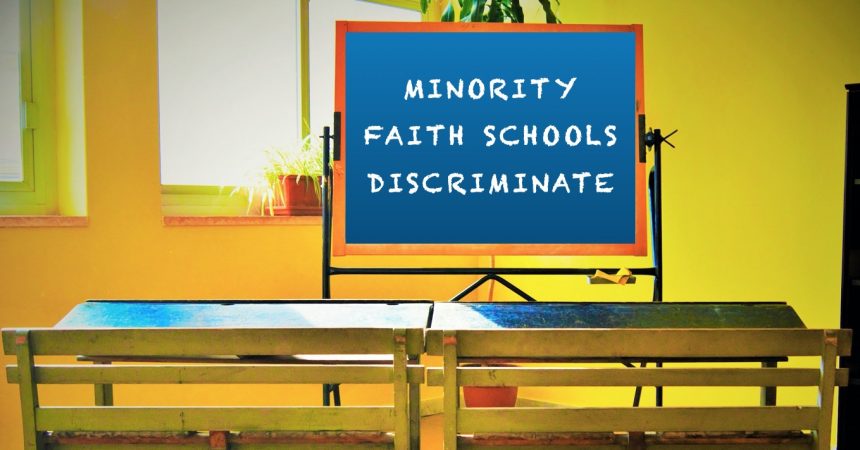 Religious discrimination in access to schools still exists