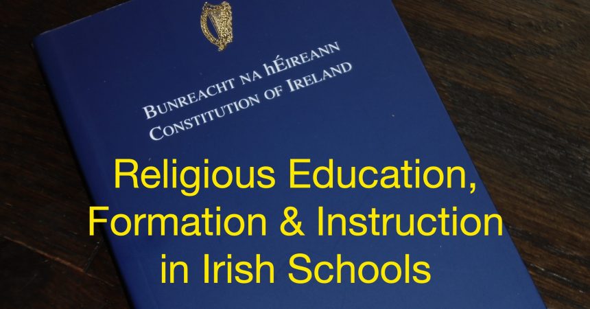 Religious education, formation, and instruction in Irish schools