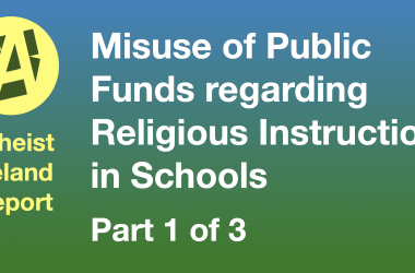 Misuse of public funds regarding religious instruction in schools Part 1 of 3